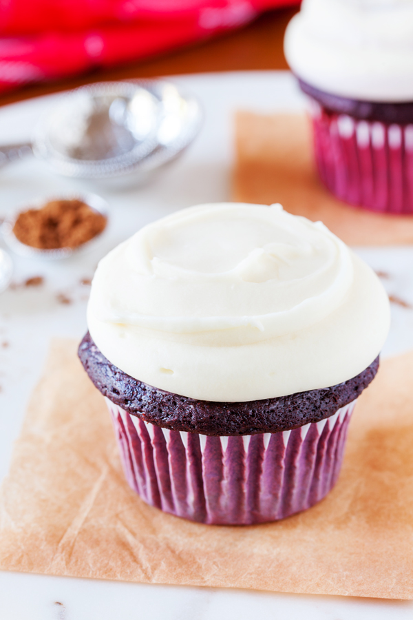 These chocolatey and soft Red Velvet Cupcakes for Two are perfect for you and your bestie. With a dollop of creamy and tangy Cream Cheese Frosting, you’ll be friends for life!