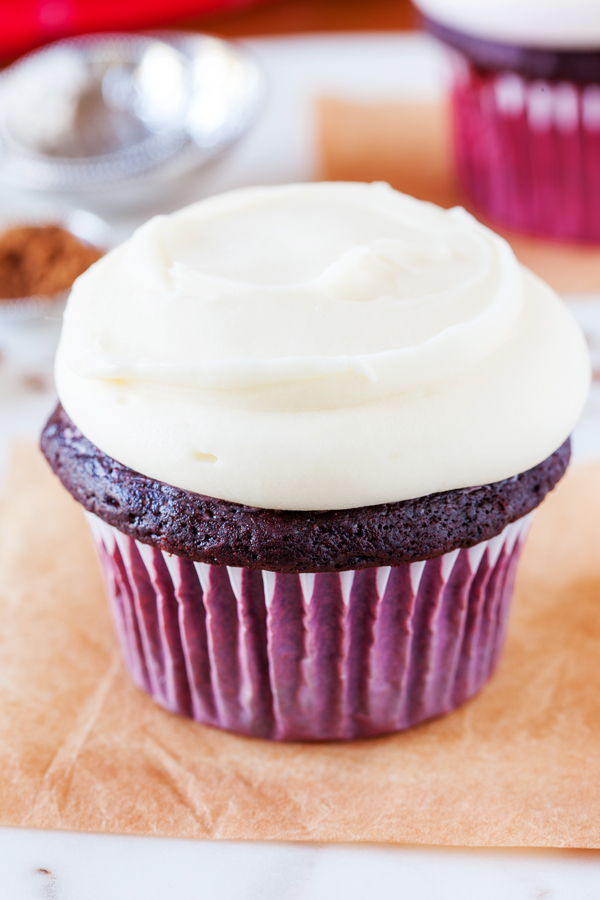 These chocolatey and soft Red Velvet Cupcakes for Two are perfect for you and your bestie. With a dollop of creamy and tangy Cream Cheese Frosting, you’ll be friends for life!
