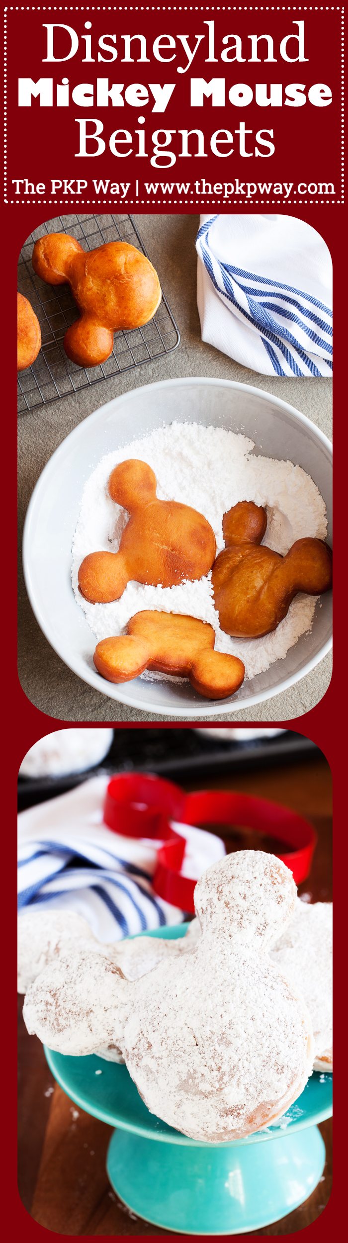 Disneyland Mickey Mouse Beignets are a must on every Disneyland trip and now you can make them at home with the original recipe and my tips for success! 
