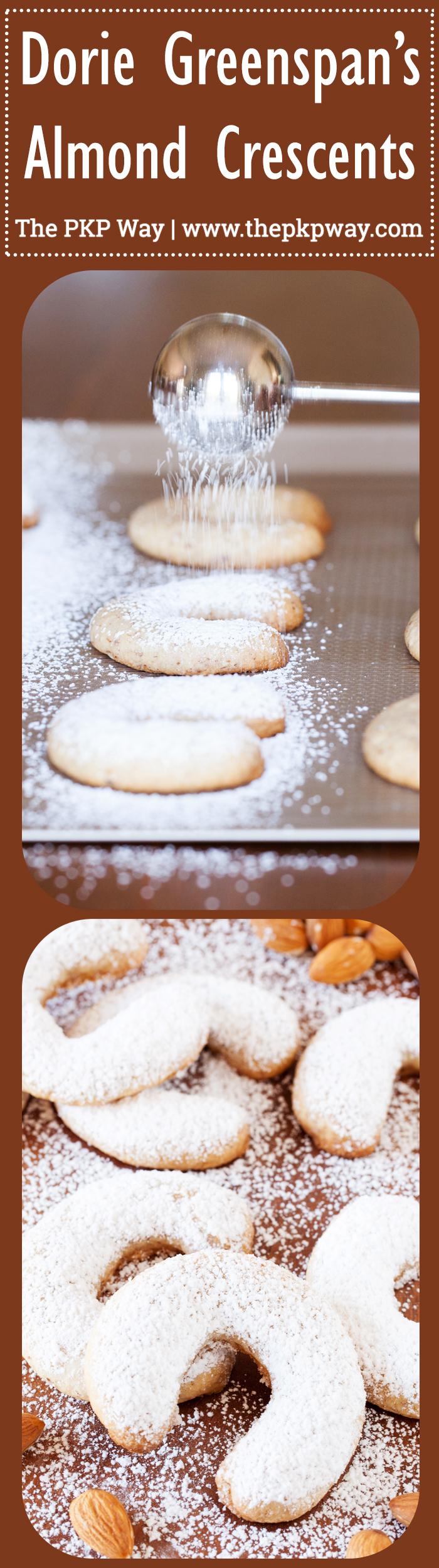 An almond-flavored shortbread cookie dusted with powdered sugar, Dorie Greenspan’s Almond Crescents are perfect for this holiday cookie season!