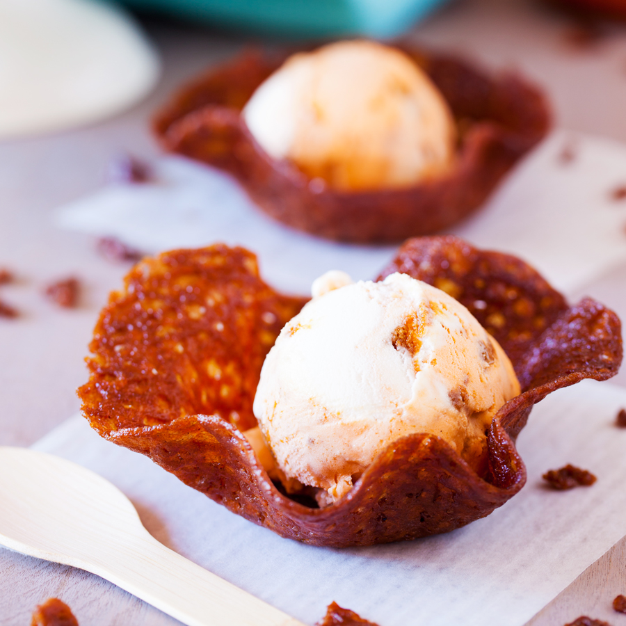 Warm holiday spices make these Gingersnap Cookie Cups the perfect vessel for your Halloween and holiday desserts this season!