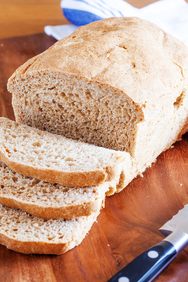 Skip the sandwich bread at the store and make this Everyday Whole Grain Bread instead!