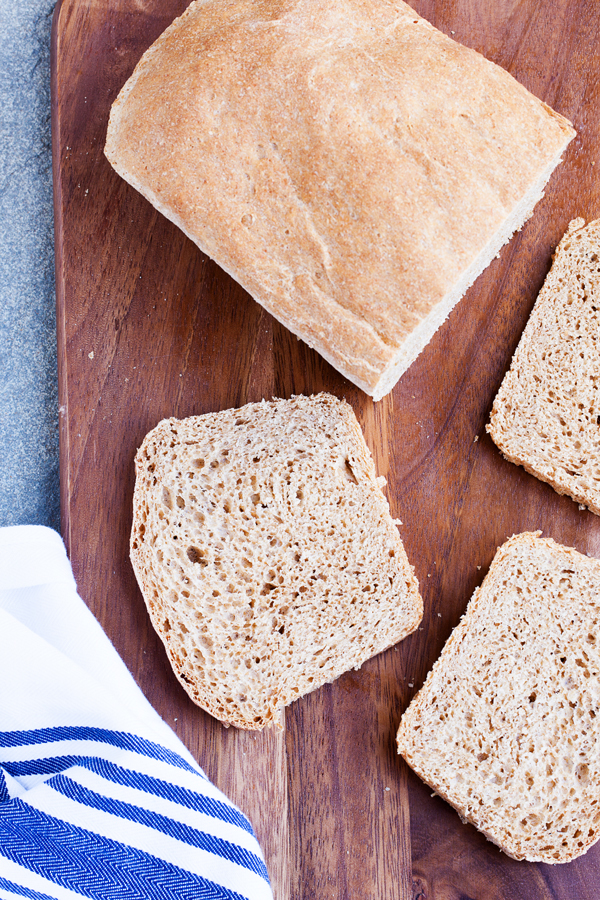 Skip the sandwich bread at the store and make this Everyday Whole Grain Bread instead!