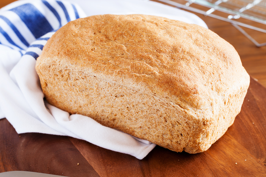 Skip the sandwich bread at the store and make this Everyday Whole Grain Bread instead!