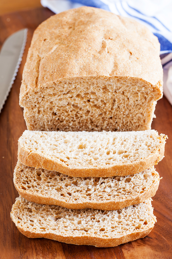 Skip the sandwich bread at the store and make this Everyday Whole Grain Bread instead!