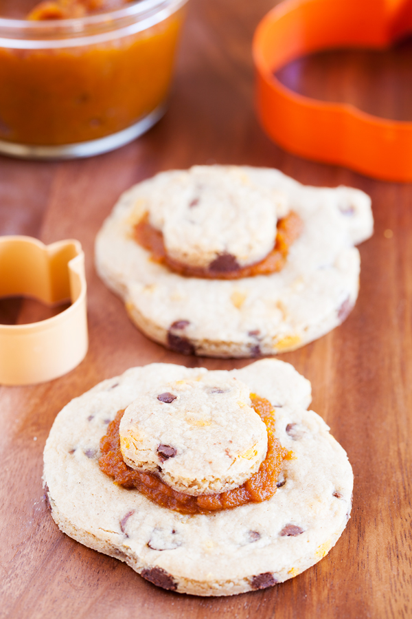 Begin cookie decorating season early with these Pumpkin Chocolate Chip Cookies with Pumpkin Butter.
