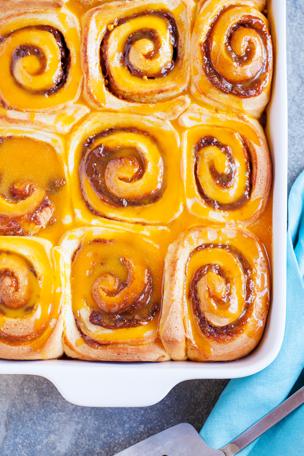 Pumpkin Cinnamon Rolls - The only pumpkin dessert you need to make this season.