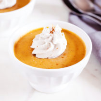 Creamy and dairy-free, this Vegan Pumpkin Pudding gives you a mouthful of pumpkin and warm fall flavors in every bite!