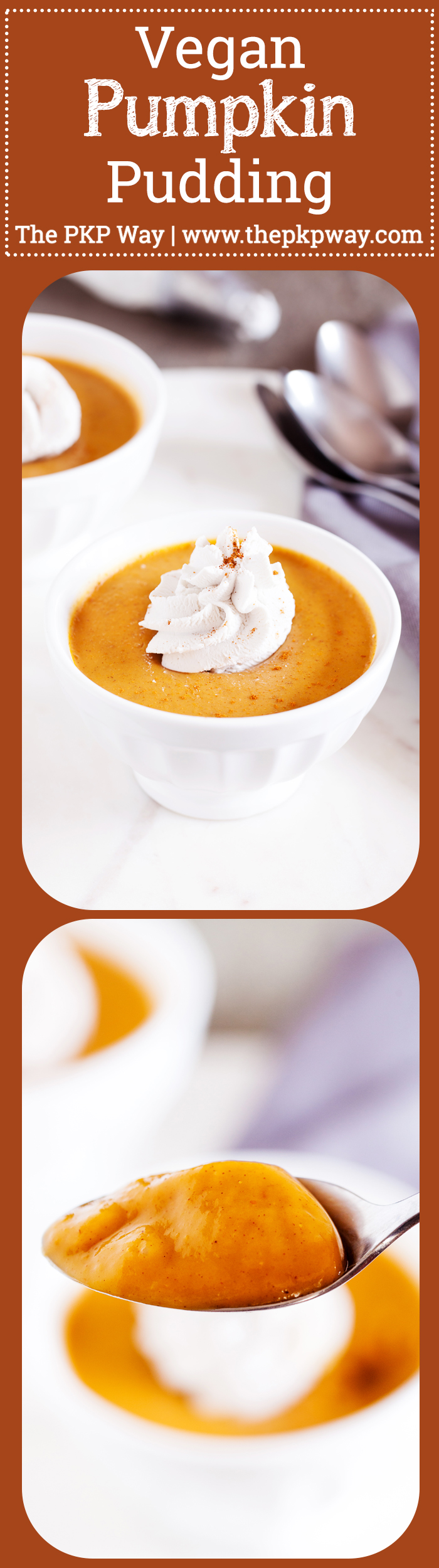 Creamy and dairy-free, this Vegan Pumpkin Pudding gives you a mouthful of pumpkin and warm fall flavors in every bite!