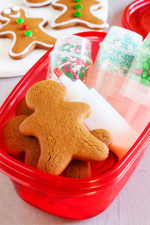 Gingerbread Men Cookie Decorating Kits make cute packages that anyone will be thrilled to receive!