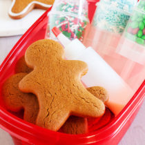 Gingerbread Men Cookie Decorating Kits make cute packages that anyone will be thrilled to receive!