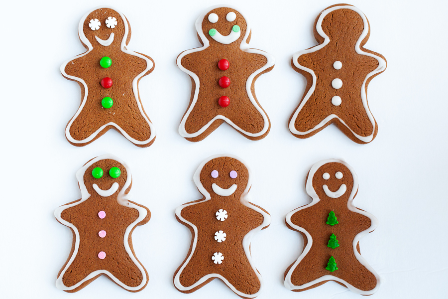 Gingerbread Men Cookie Decorating Kits make cute packages that anyone will be thrilled to receive!