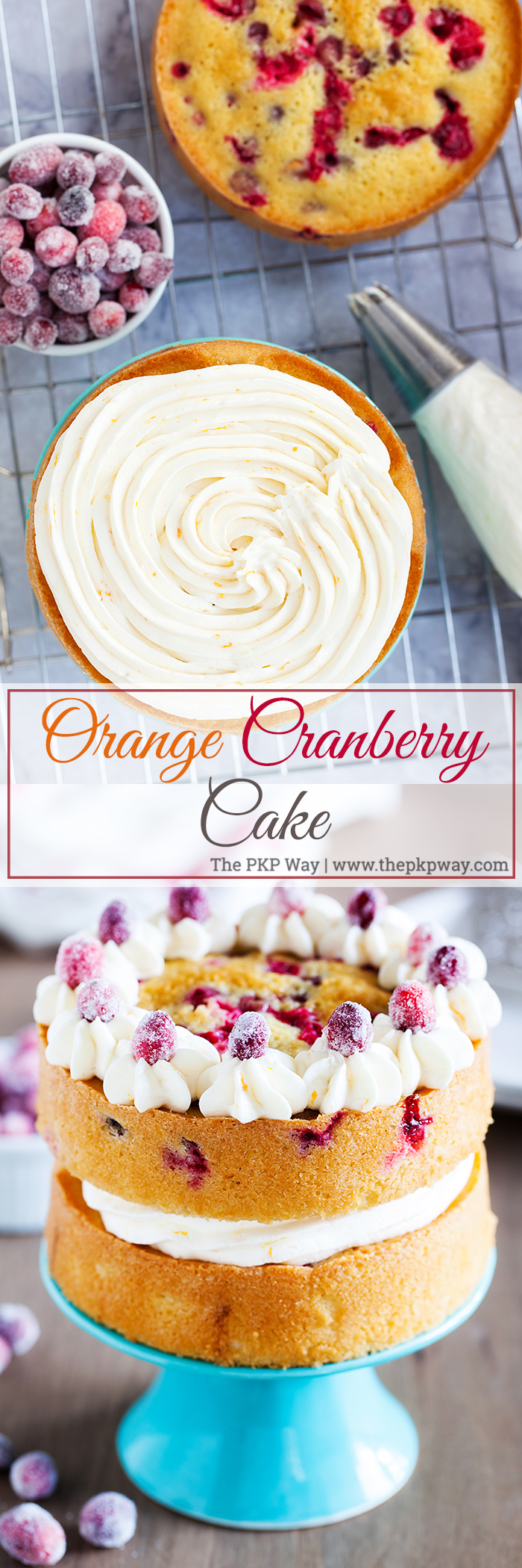 Infused with orange flavor and studded with juicy cranberries, this Orange Cranberry Cake is the perfect festive dessert for your Thanksgiving and holiday tables.