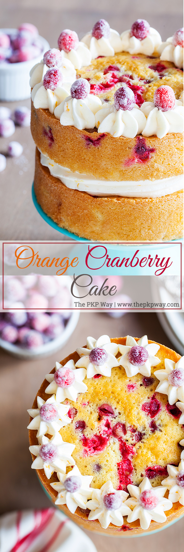 Infused with orange flavor and studded with juicy cranberries, this Orange Cranberry Cake is the perfect festive dessert for your Thanksgiving and holiday tables.