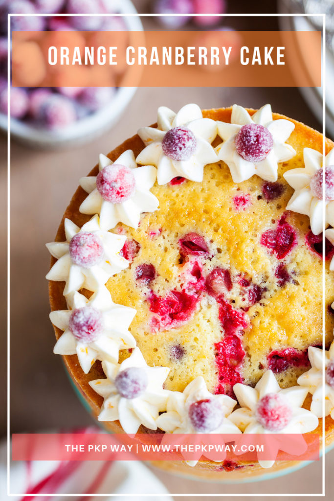 Infused with orange flavor and studded with juicy cranberries, this Orange Cranberry Cake is the perfect festive dessert for your Thanksgiving and holiday tables.