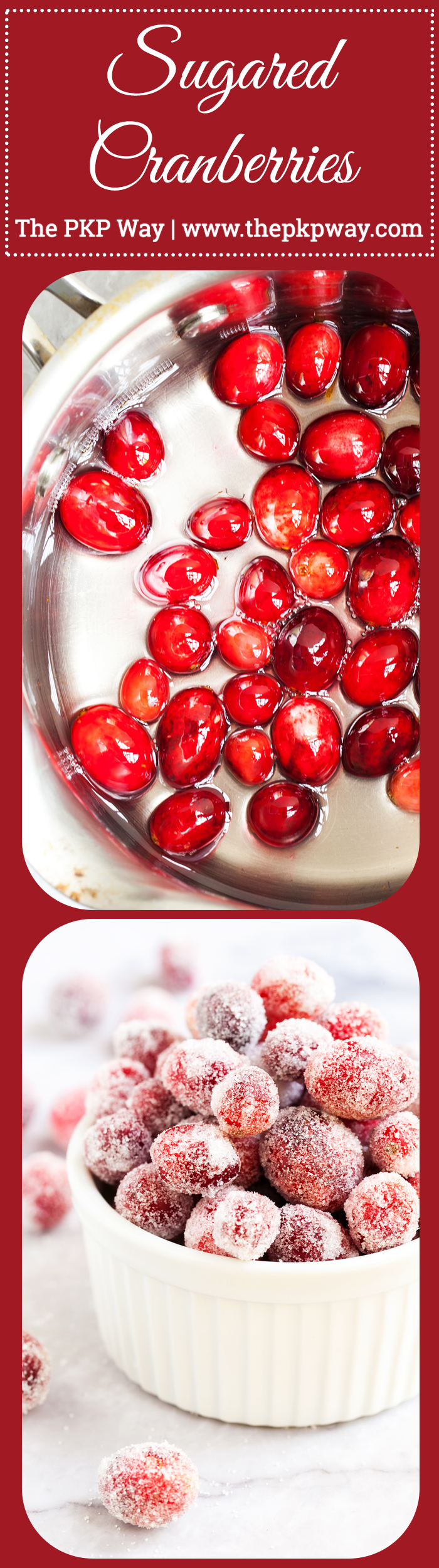 Festive Sugared Cranberries are incredibly easy to whip up and will dress up any holiday treat!