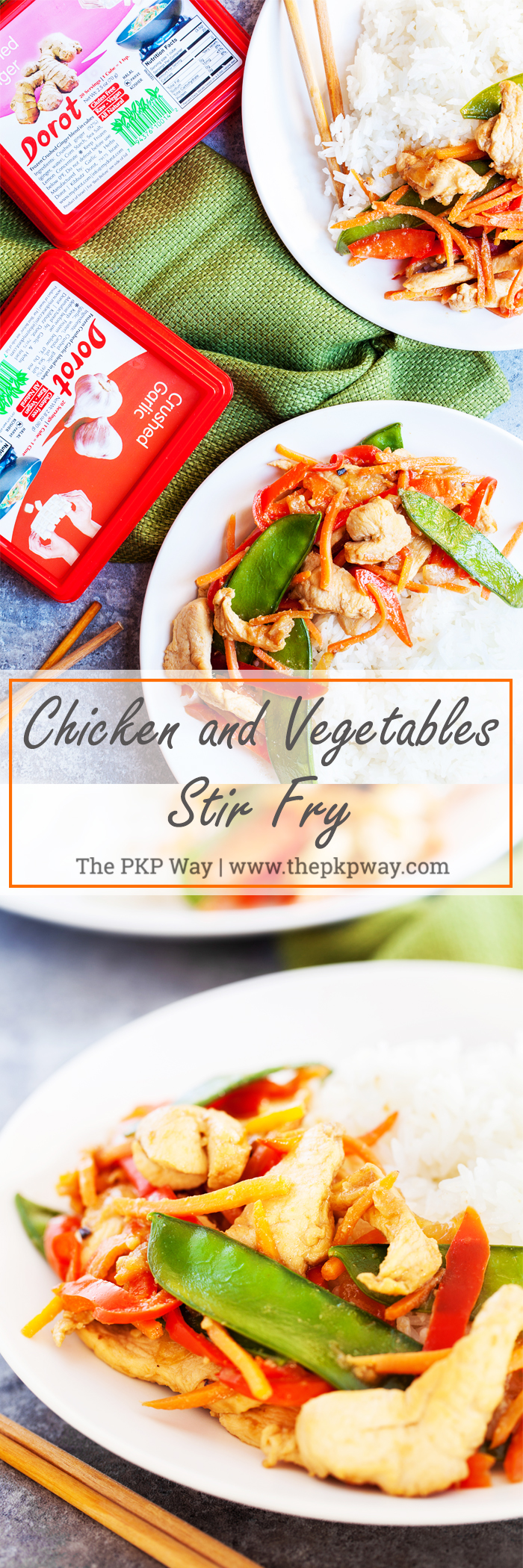 Colorful, delicious, and healthy, Chicken and Vegetables Stir Fry can be thrown together quickly with little to no effort.