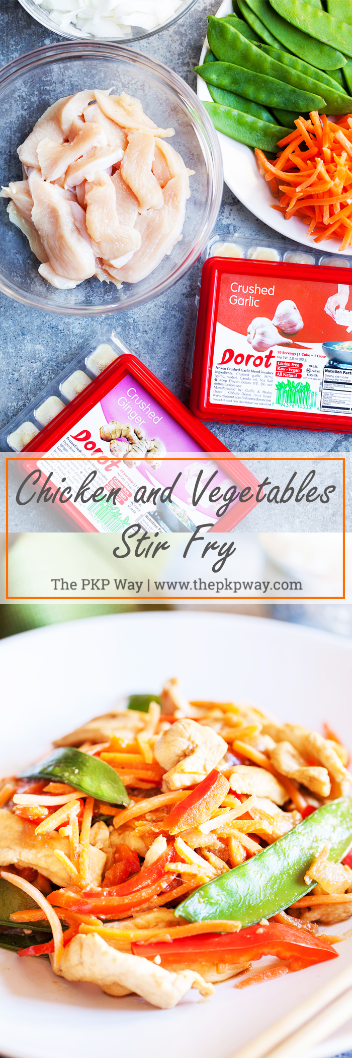 Colorful, delicious, and healthy, Chicken and Vegetables Stir Fry can be thrown together quickly with little to no effort.