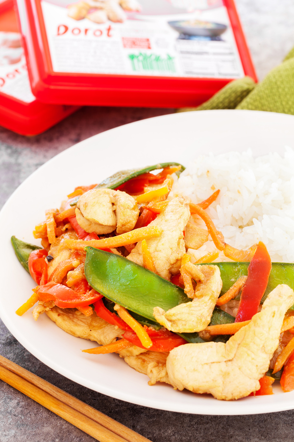 Colorful, delicious, and healthy, Chicken and Vegetables Stir Fry can be thrown together quickly with little to no effort.