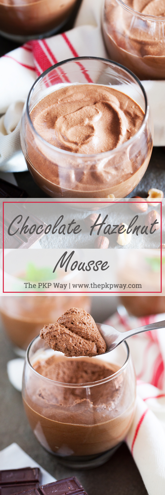 Cloud-like, melt in your mouth Chocolate Hazelnut Mousse – The perfect ending to any meal.