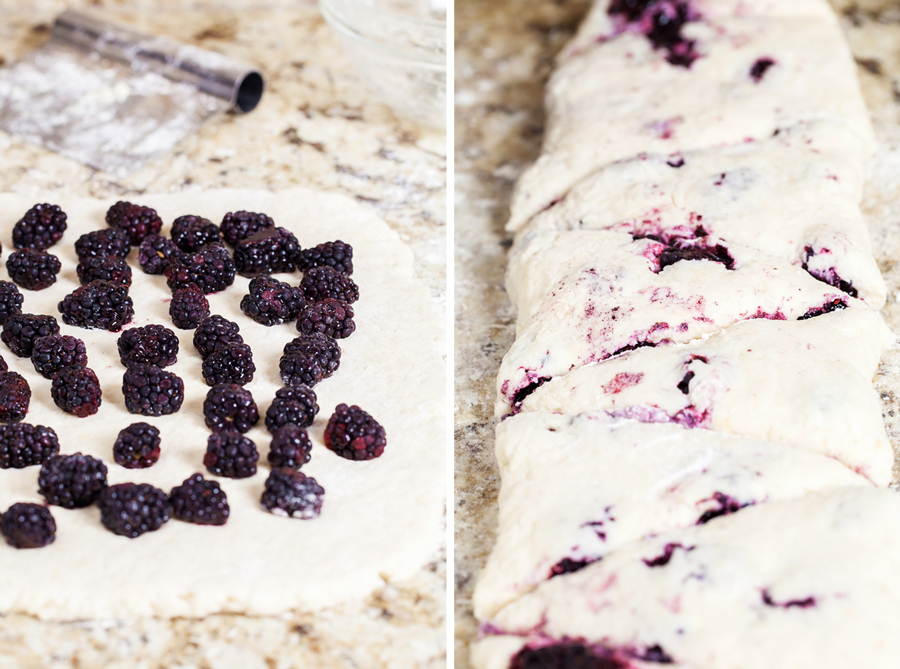 Flaky, buttery, berry-licious Blackberry Scones are packed with juicy blackberries and make the perfect snack or on-the-go breakfast.