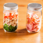 For a warm breakfast any day of the week, customize your own quick and easy Mason Jar Omelet.