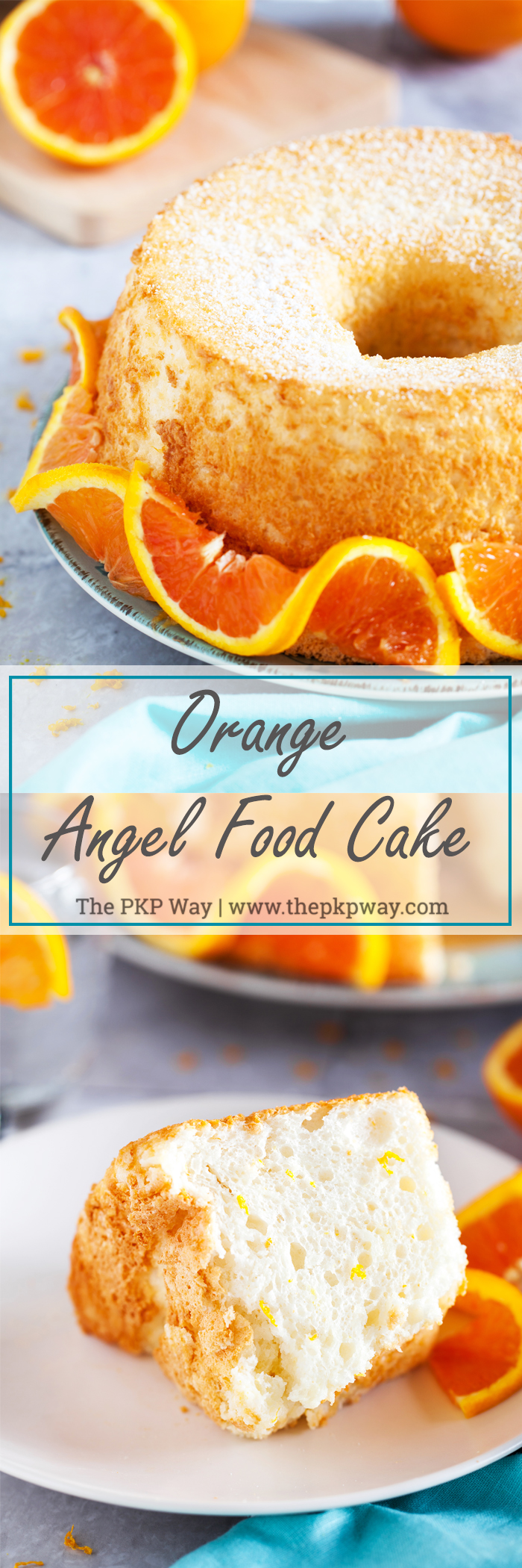 Light, moist, fluffy, and airy, Orange Angel Food Cake offers zero guilt and all pleasure.