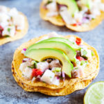 Be transported to Mexico with delicious and refreshing Ceviche Tostadas.