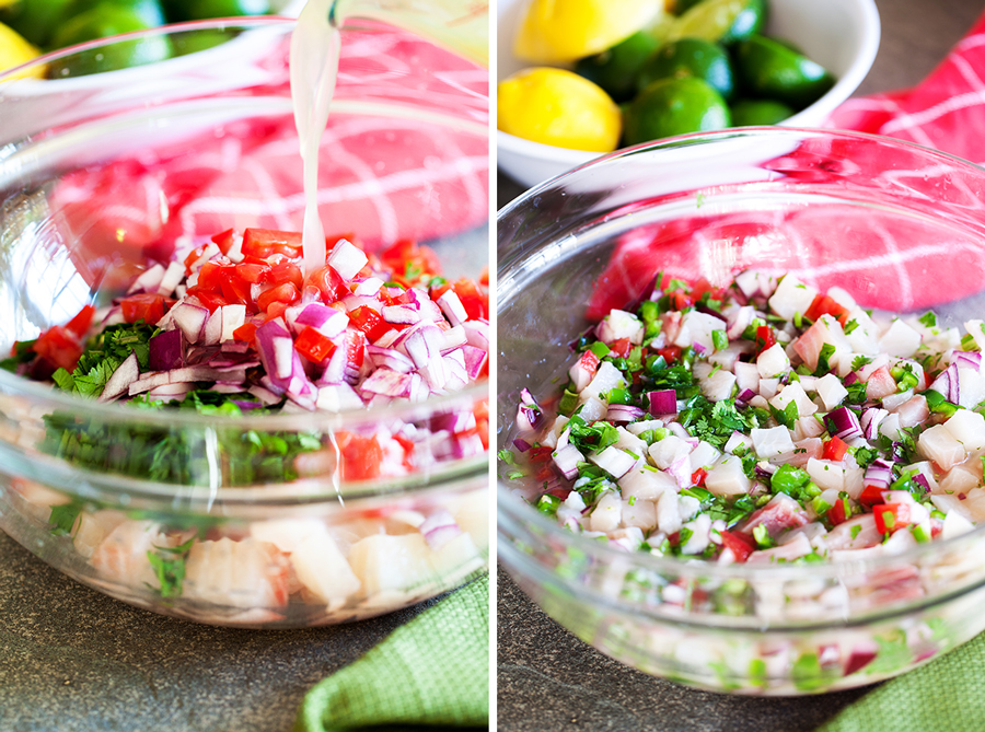 Transport yourself to Mexico with delicious and refreshing Ceviche Tostadas.