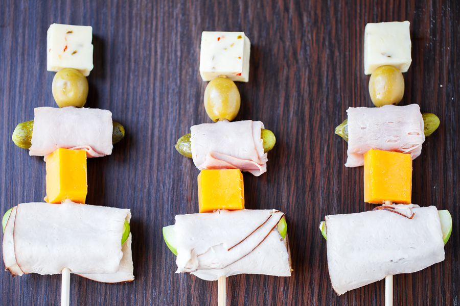 Easily entertain with these completely customizable and delicious Charcuterie Skewers.