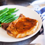Three Ingredients Pork Chops are tender, juicy and ready in under 10 minutes!