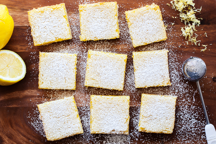 Always a classic, these Lemon Bars feature a silky smooth lemon filling over a melt-in-your-mouth shortbread crust.