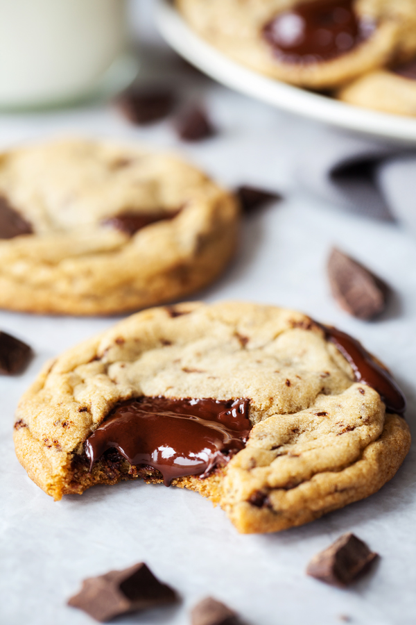 With a tender crumb and puddles of chocolate, these Chewy Chocolate Chunk Cookies will become your go-to recipe!