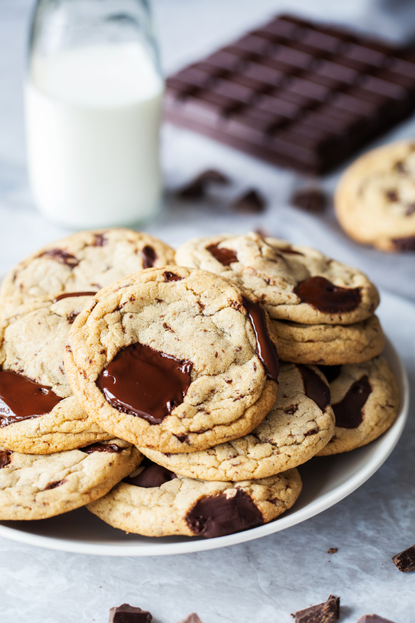 With a tender crumb and puddles of chocolate, these Chewy Chocolate Chunk Cookies will become your go-to recipe!