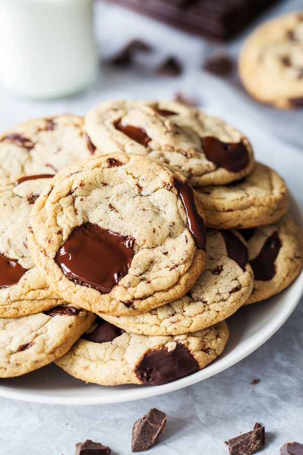 With a tender crumb and puddles of chocolate, these Chewy Chocolate Chunk Cookies will become your go-to recipe!