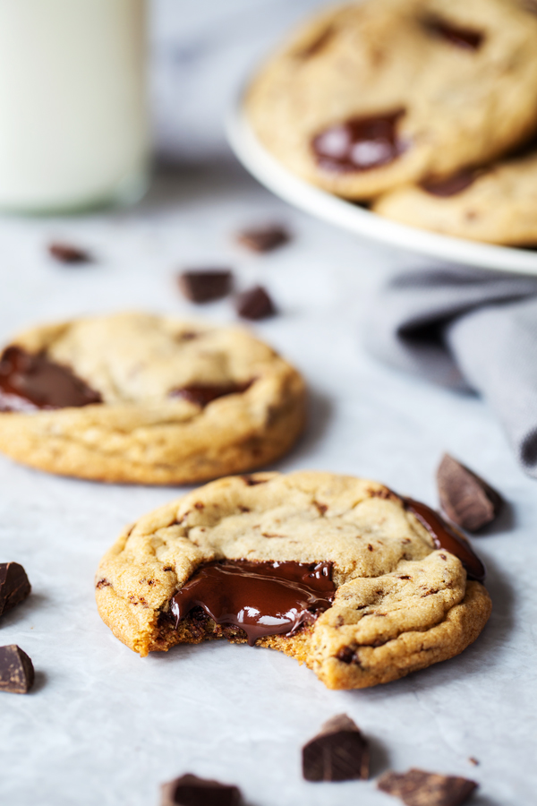 With a tender crumb and puddles of chocolate, these Chewy Chocolate Chunk Cookies will become your go-to recipe!