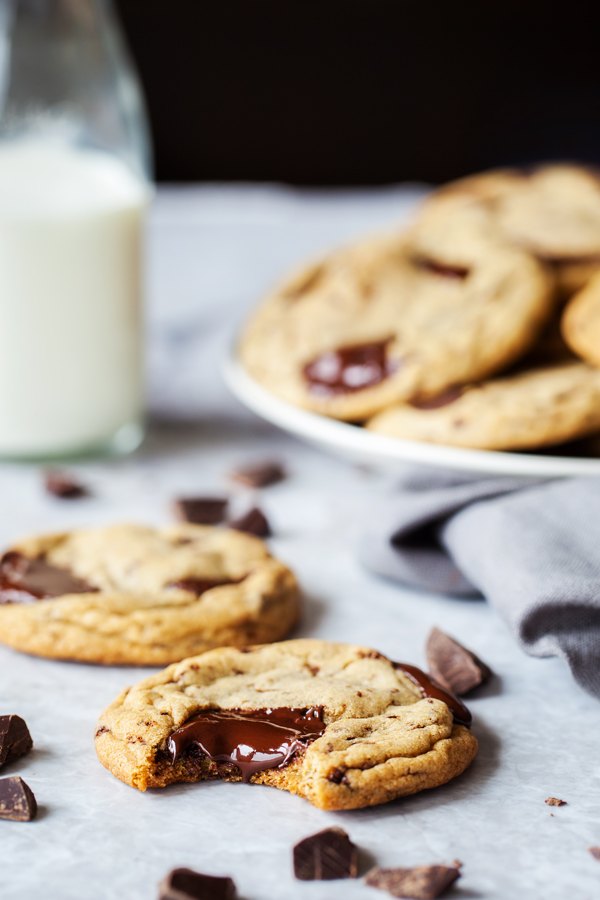 With a tender crumb and puddles of chocolate, these Chewy Chocolate Chunk Cookies will become your go-to recipe!