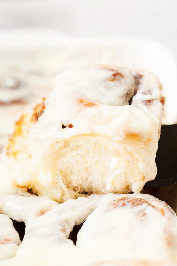 These Classic Cinnamon Rolls are filled with a cinnamon and sugar filling and topped with a sweet and tangy cream cheese glaze. 