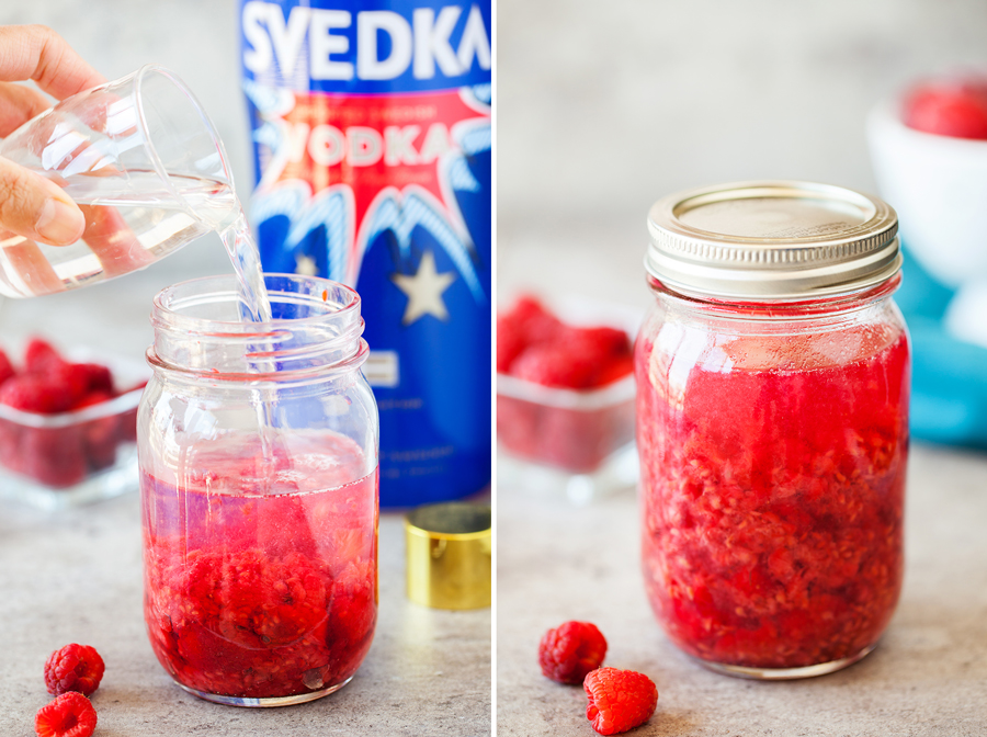 A twist on the traditional Tom Collins, this Raspberry Lemon Vodka Collins is bright, refreshing, and the perfect summer drink.