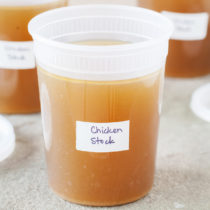 Fresh, homemade chicken stock that will make you rethink picking up that carton the next time you’re at the store.