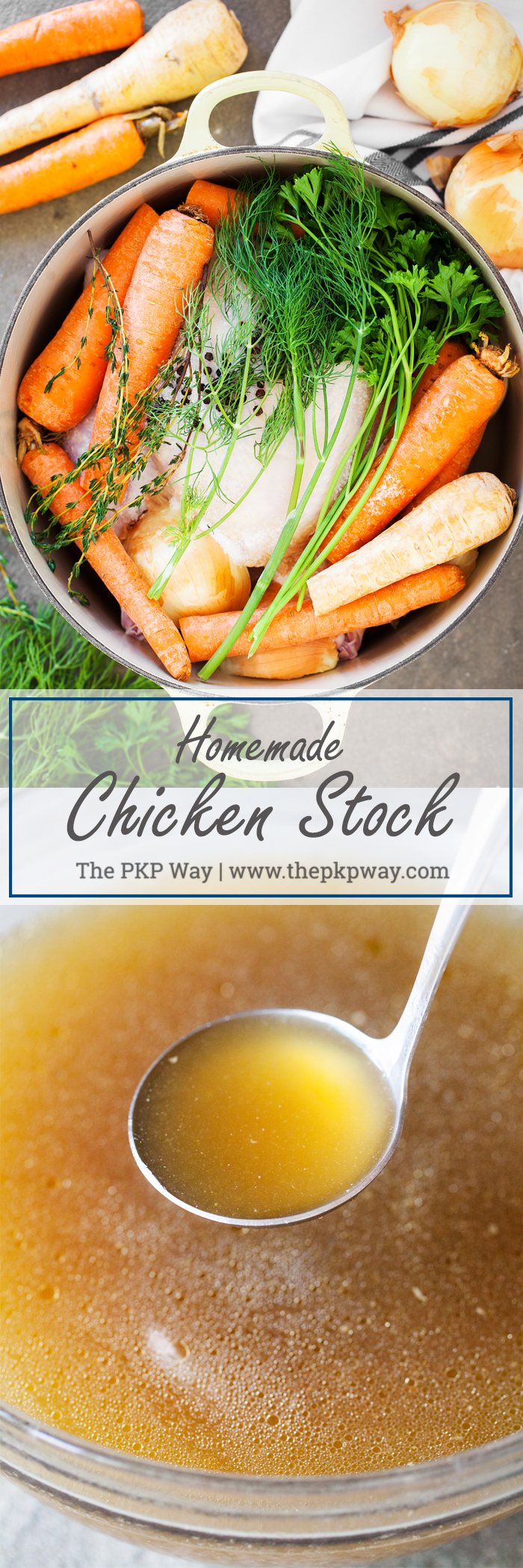 Fresh, homemade chicken stock that will make you rethink picking up that carton the next time you’re at the store.