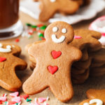 Look no further for your go-to gingerbread cookie recipe. This recipe yields thick, chewy, and spicy gingerbread cookies that is perfect for decorating, gifting, and ornament-making!