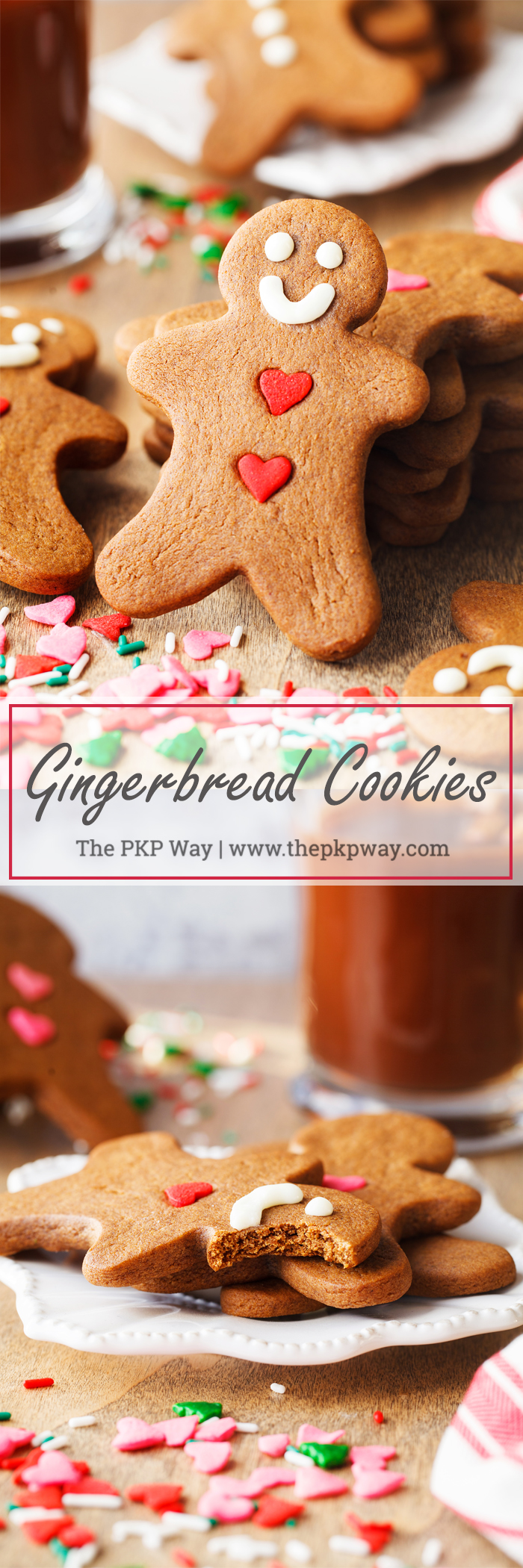 Look no further for your go-to gingerbread cookie recipe. This recipe yields thick, chewy, and spicy gingerbread cookies that is perfect for decorating, gifting, and ornament-making!