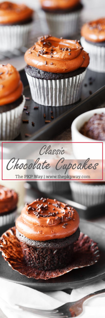 One for your recipe box, these Classic Chocolate Cupcakes are soft, moist, and offer rich chocolate flavor that will satisfy any chocolate craving.