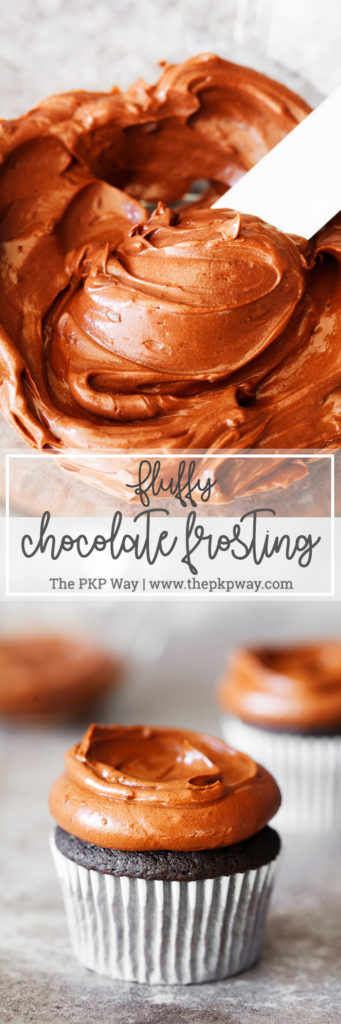 Soft and Fluffy Chocolate Frosting with deep chocolate flavor, perfect for all your caking needs.