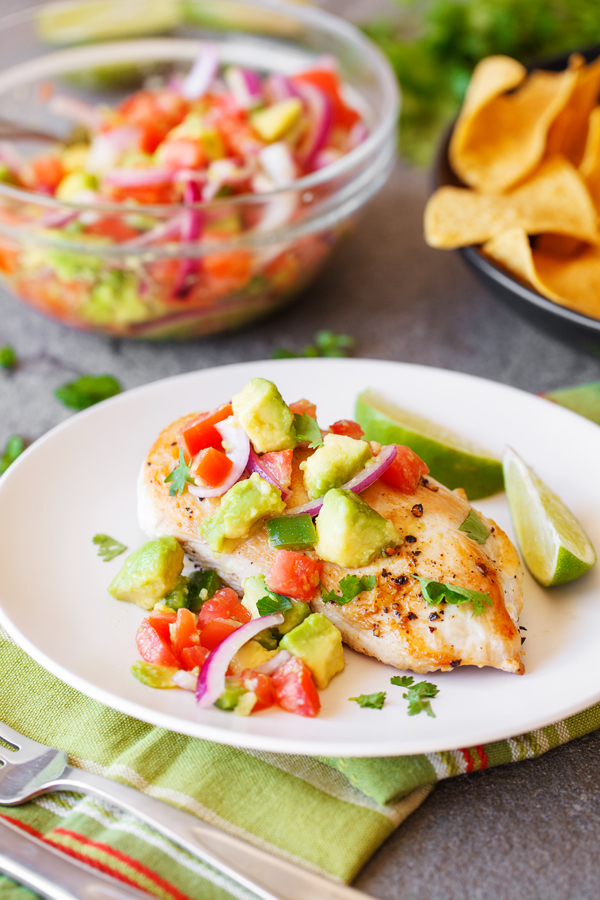 How To Make Yummy Avocado Salsa Chicken   Prudent Penny Pincher