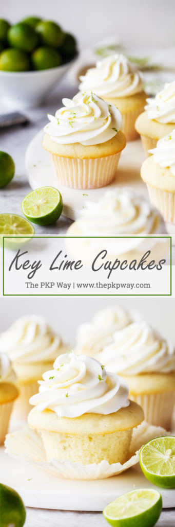 With a velvety key lime cake base and a tart key lime buttercream, each bite of these Key Lime Cupcakes will make you pucker with delight!