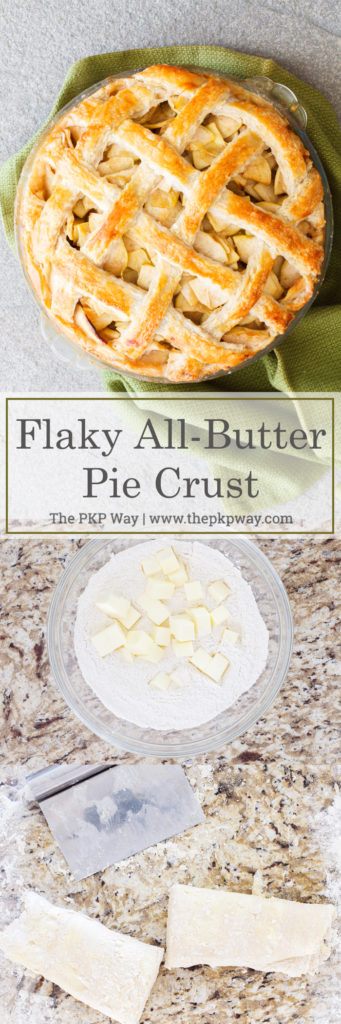 Made using only butter, this flaky all-butter pie crust will be the only recipe you will ever need.