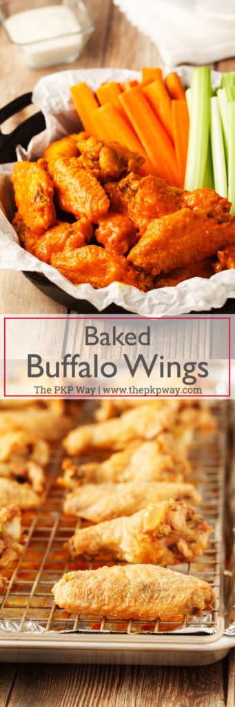 Be game day ready with these easy baked buffalo wings that can easily stand toe to toe with the traditional fried ones any day. 