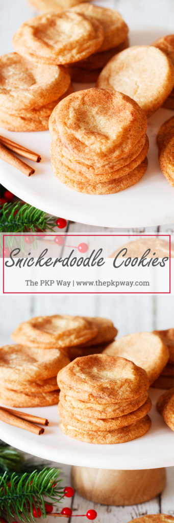 Soft and thick with a cinnamon and sugar coating, these snickerdoodle cookies are all you need for holiday festivities, cookie swaps, and year-round potlucks. 